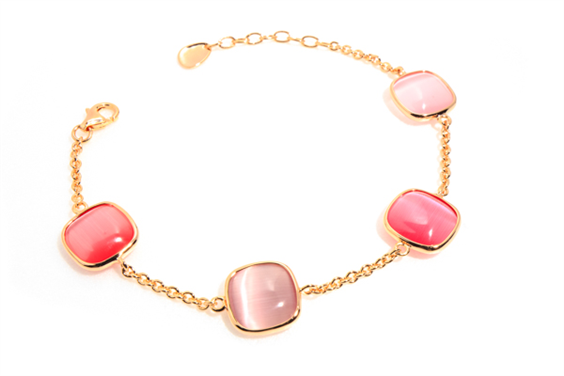Bracciale Madì Donna Laguna Ciliegia in Argento Quarzo idrotermale 38794 - 38794